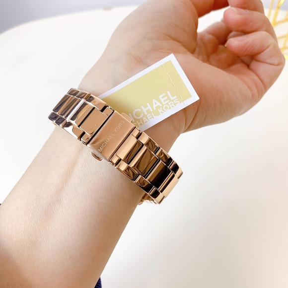 Michael Kors MK6928 Tibby Multifunction Multicolor-Tone Stainless Steel Watch - Picture 6 of 11